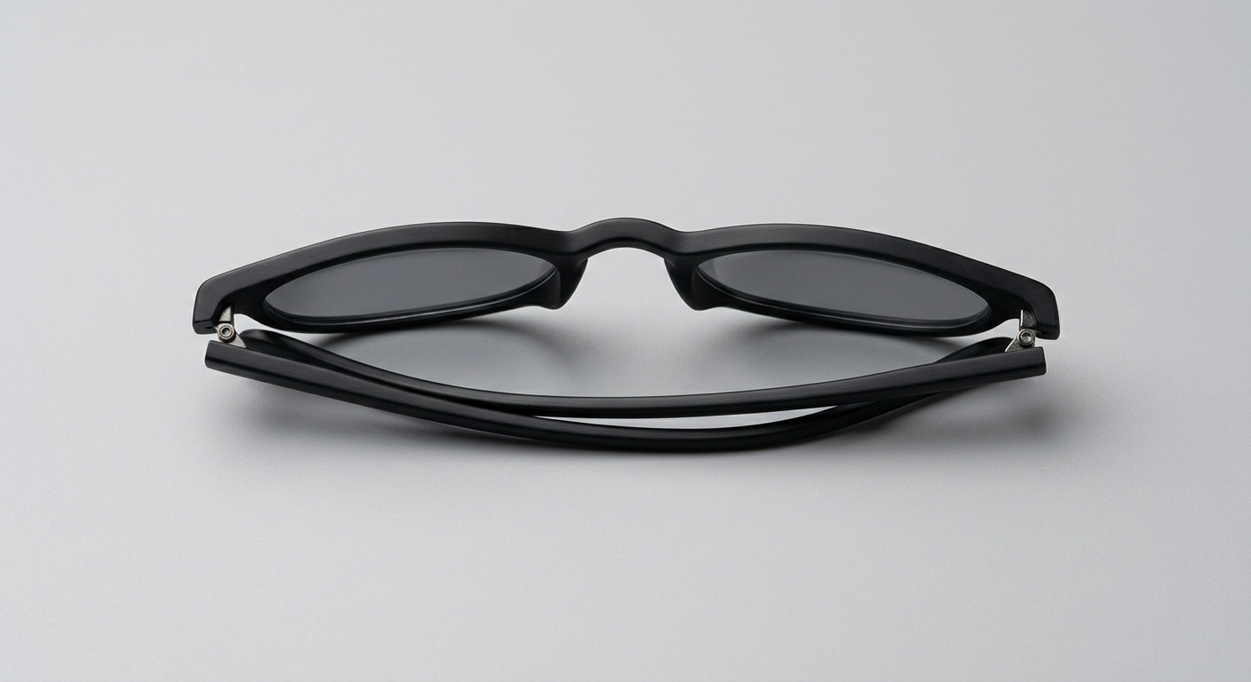 Lunettes audio Air glass pliées